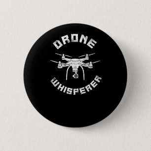 Macaron Rond 5 Cm Drone drone Whisperer Pilote