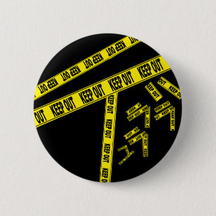 Macaron Rond 5 Cm DRRR ! EMPÊCHEZ D'ENTRER le bouton