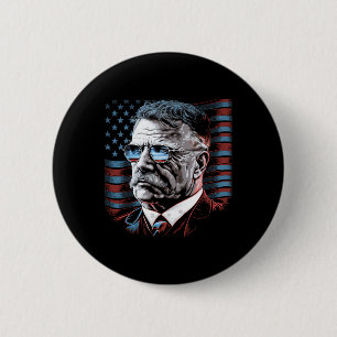 Macaron Rond 5 Cm Du Président de juillet Theodore Teddy Roosevelt A