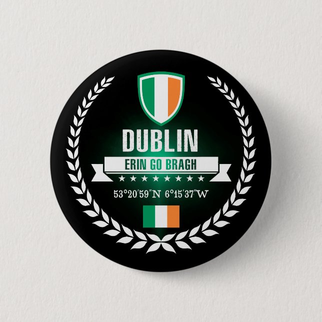 Macaron Rond 5 Cm Dublin (Devant)