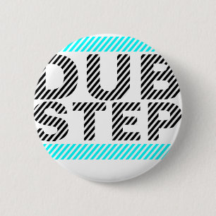 Macaron Rond 5 Cm Dubstep cyan