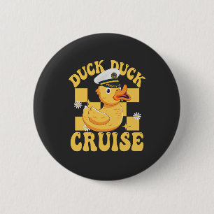 Macaron Rond 5 Cm Duck Duck Cruise Funny Famille Croisière correspon