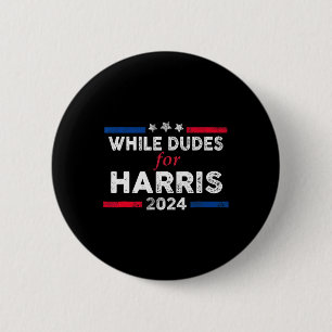 Macaron Rond 5 Cm Dudes pour Kamala Harris 4