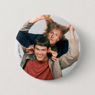 Macaron Rond 5 Cm Dumb et Dumb   Lloyd et Harry