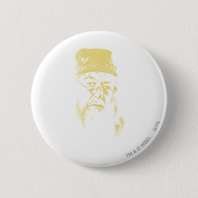 Macaron Rond 5 Cm Dumbledore (Devant)