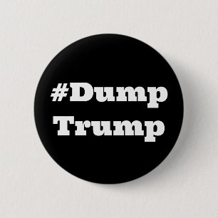 Macaron Rond 5 Cm #DumpTrump (changer le mot)