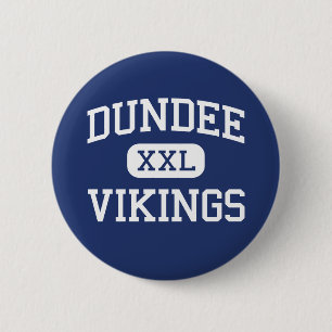 Macaron Rond 5 Cm Dundee - Vikings - lycée - Dundee Michigan