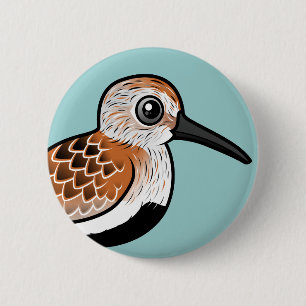 Macaron Rond 5 Cm Dunlin de Birdorable