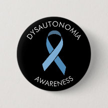 Dysautonomia Bleu Sensibilisation Ruban Pin