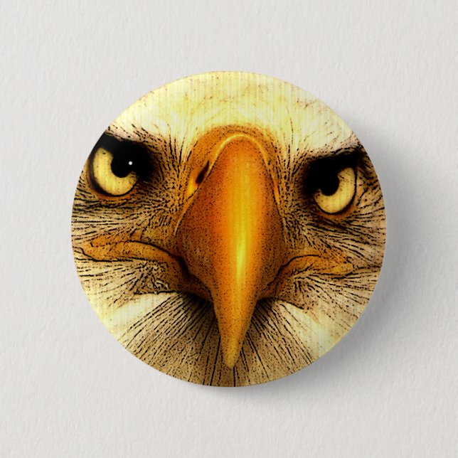 Macaron Rond 5 Cm Eagle (Devant)