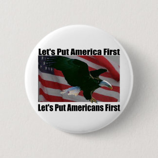 Macaron Rond 5 Cm Eagle sur le bouton de patrouille