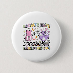 Macaron Rond 5 Cm Easter Radiate Hope Radiation Oncologie Infirmière