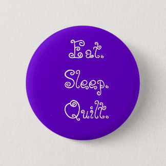 Macaron Rond 5 Cm Eat.Sleep.Quilt.