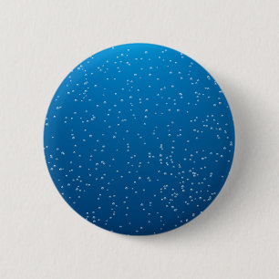 Macaron Rond 5 Cm Eau Bleue Profonde et Petites Bulles