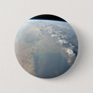 Macaron Rond 5 Cm Eaux Bleues Tropicales Du Golfe Persique. 2