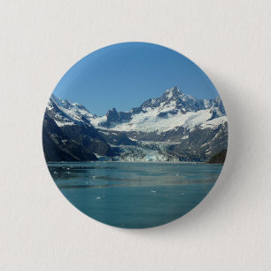 Macaron Rond 5 Cm Eaux glaciaires de l'Alaska