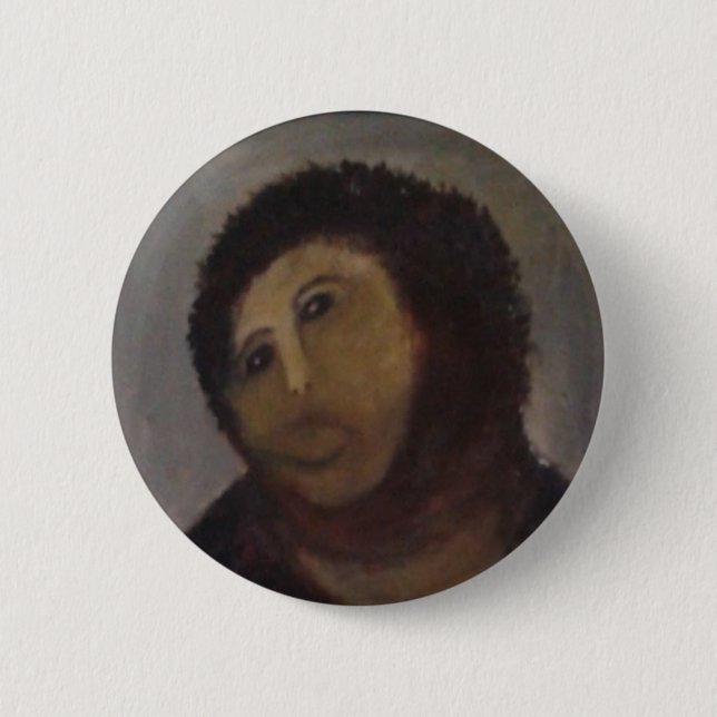 Macaron Rond 5 Cm Ecce homo (Devant)