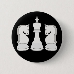 Macaron Rond 5 Cm Échecs