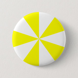 Macaron Rond 5 Cm Éclat jaune en étoile