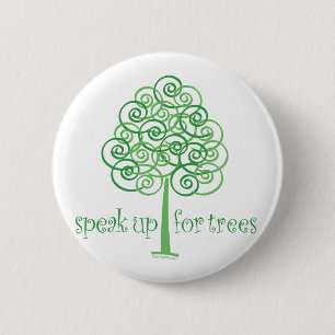 Macaron Rond 5 Cm Eco-Friendly, Earth-Friendly, Love Trees