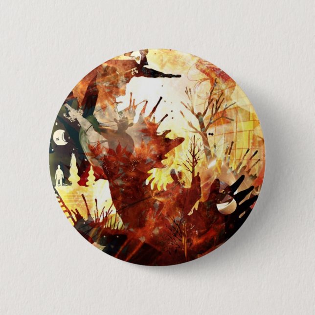 Macaron Rond 5 Cm école de cinéma (Devant)