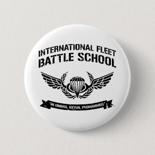 Macaron Rond 5 Cm École internationale de combat de la flotte Ender
