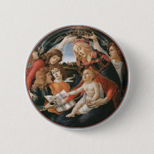 Macaron Rond 5 Cm École Marm Madonna.Botticelli