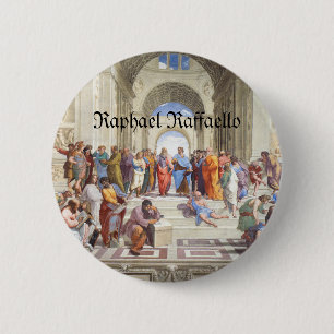 Macaron Rond 5 Cm École Raphael Raffaello d'Athènes
