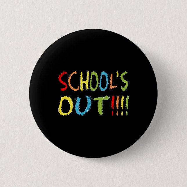Macaron Rond 5 Cm Écoles hors 1 (Devant)