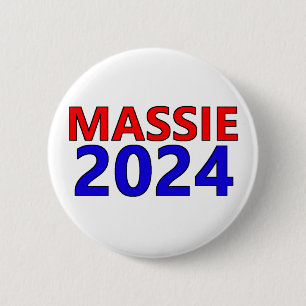 Macaron Rond 5 Cm Écrire dans Rep.Thomas Massie pour Président 2024