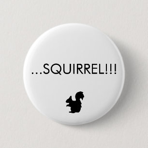 Macaron Rond 5 Cm … ÉCUREUIL ! ! ! Bouton