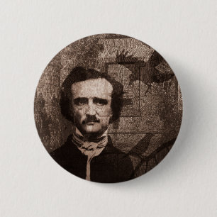 Macaron Rond 5 Cm Edgar Allan Poe