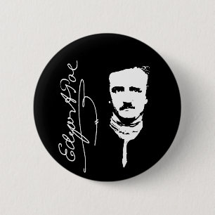 Macaron Rond 5 Cm Edgar Allan Poe