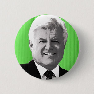 Macaron Rond 5 Cm Edouard (Ted) Kennedy - dans le Pin de Memorium