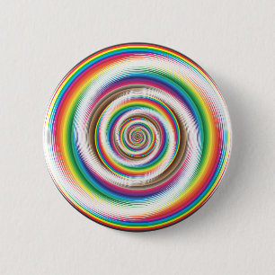 Macaron Rond 5 Cm Effet de arc-en-ciel