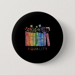 Macaron Rond 5 Cm Égalité Paix Amour Gentillesse Lire Livre Lgbt Gay