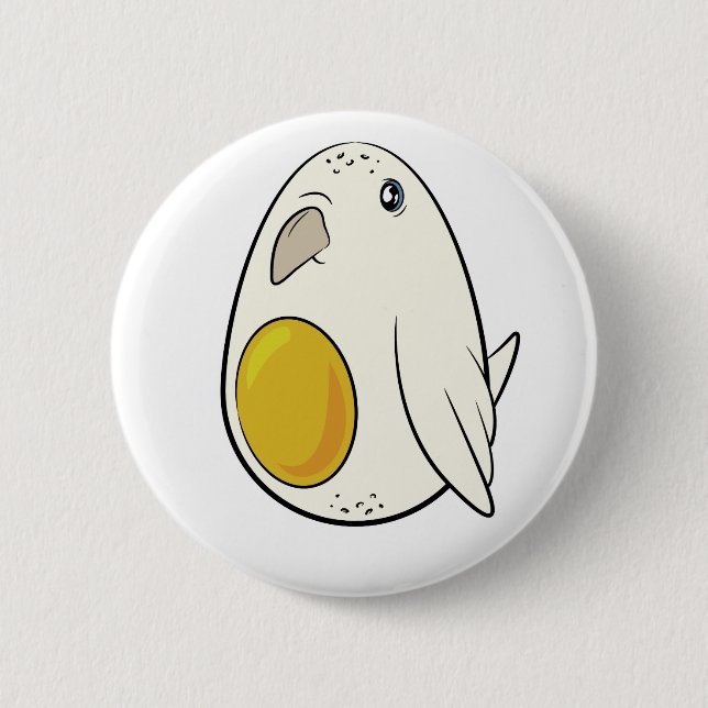 Macaron Rond 5 Cm Eggie Birble (Devant)