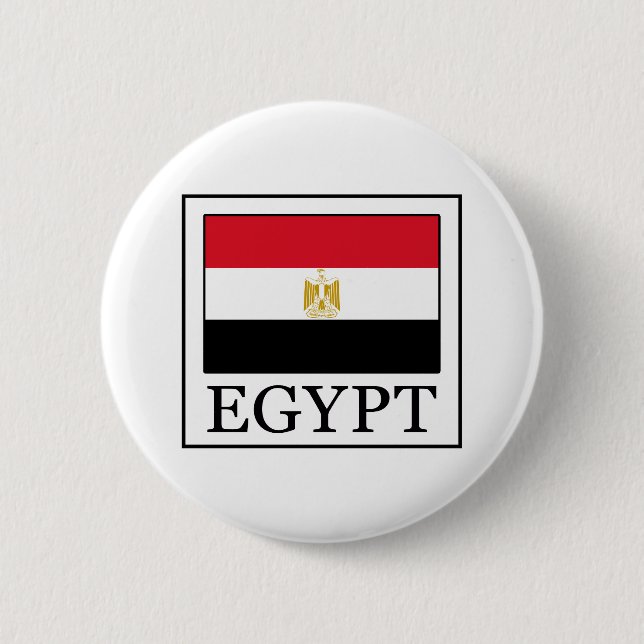 Macaron Rond 5 Cm Égypte (Devant)