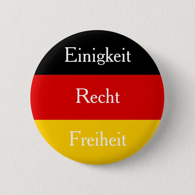 Macaron Rond 5 Cm Einigkeit Recht Freiheit Personnalisable Allemand (Devant)