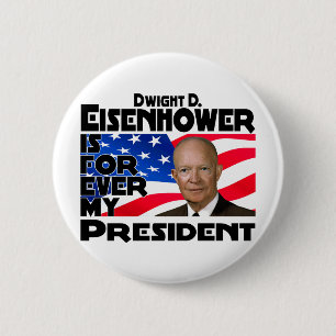 Macaron Rond 5 Cm Eisenhower pour toujours