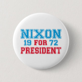 Macaron Rond 5 Cm Élection 1972 de Nixon