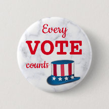 Élection Chaque Vote Compte Taille Personnalisée B