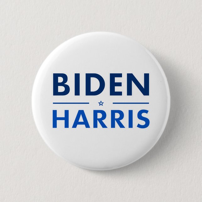 Macaron Rond 5 Cm Élection de Biden Harris 2020 (Devant)