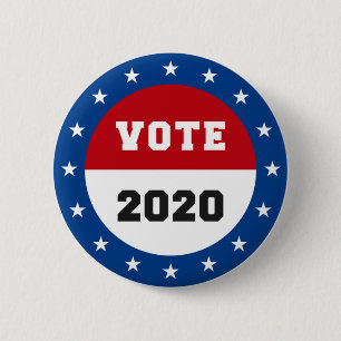 Macaron Rond 5 Cm Élection du vote 2020