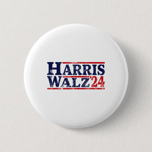 Macaron Rond 5 Cm Élection Walz 2024 Kamala Harris Tim Waltz 2024 16