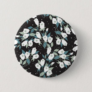 Macaron Rond 5 Cm Élégant Motif de fleur de tulipe Arrière - plan no