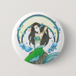Macaron Rond 5 Cm Élément de bouton d'eau