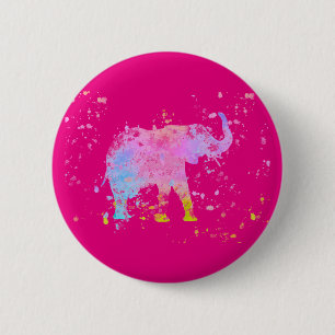 Macaron Rond 5 Cm Elephant