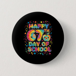 Macaron Rond 5 Cm Élève Six Sept Tendance 67 Joyeux 67e Jour De Sc