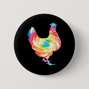 Macaron Rond 5 Cm Éleveur de poulets Amateur de poulets Agriculture